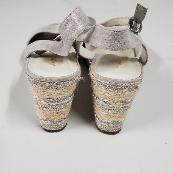 Silver Cork Sandals - Picture 7 of 11
